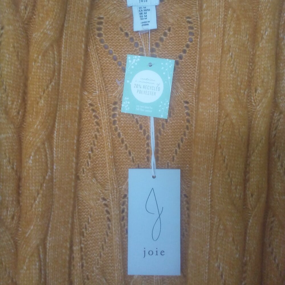 Joie Cardigan Crocheted Sweater Duster Autumn Size: M NWT - Picture 6 of 6